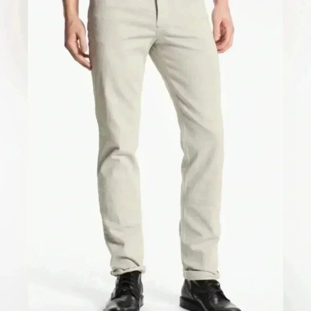 Zadig & Voltaire trendy cream lightweight 5  pckt casual slim fit denim jean 29